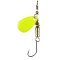 Forellen Blinker 2,5g gelb/pink