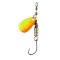 Forellen Blinker 4,0g gelb-orange Glitter/schwarz