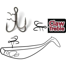 Quantum Claw Treble Hooks #4