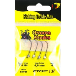 FTM Omura Hook TH N4 4,6 mm silber
