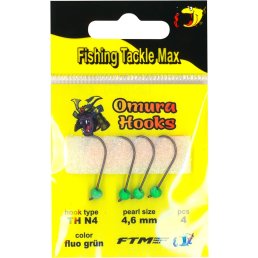 FTM Omura Hook TH N4 4,6 mm fluo grün
