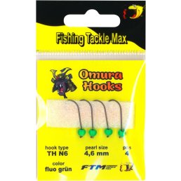 FTM Omura Hook TH N6 4,6 mm fluo grün