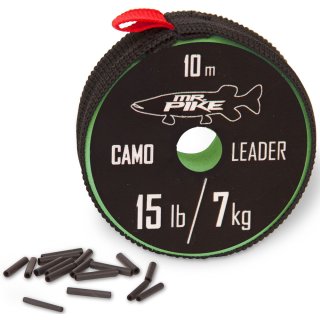 Mr. Pike Camo Coated Leader 9 kg