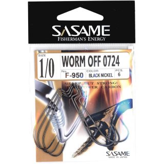 Sasame Haken Worm Off Gr. 1/0