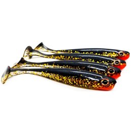 BB Fishing Baits Buki Shad 7,5 cm Red Panther