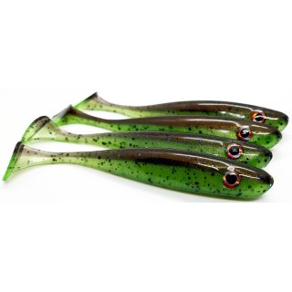 BB Fishing Baits Buki Shad 12 cm Green Pumpkin