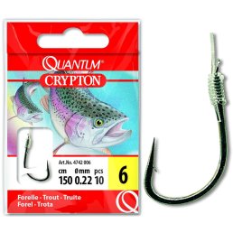 Quantum Crypton Forelle Vorfachhaken #8 70 cm