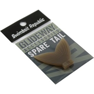 Swimbait Republic Glideway Spare Tail Transparent Brown