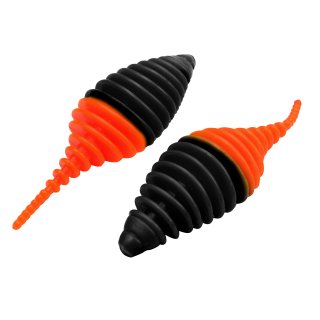 Omura Baits Pongo Knoblauch schwarz/neon orange