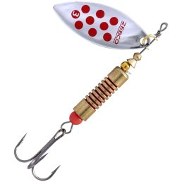 Zebco Trophy Z-River 6 g silber / rote Punkte