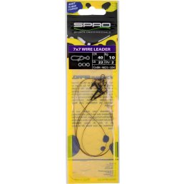 Spro Matte Black Leader 7x7 Wire 20 cm / 5,0 kg