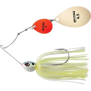 Chartreuse / White / Red